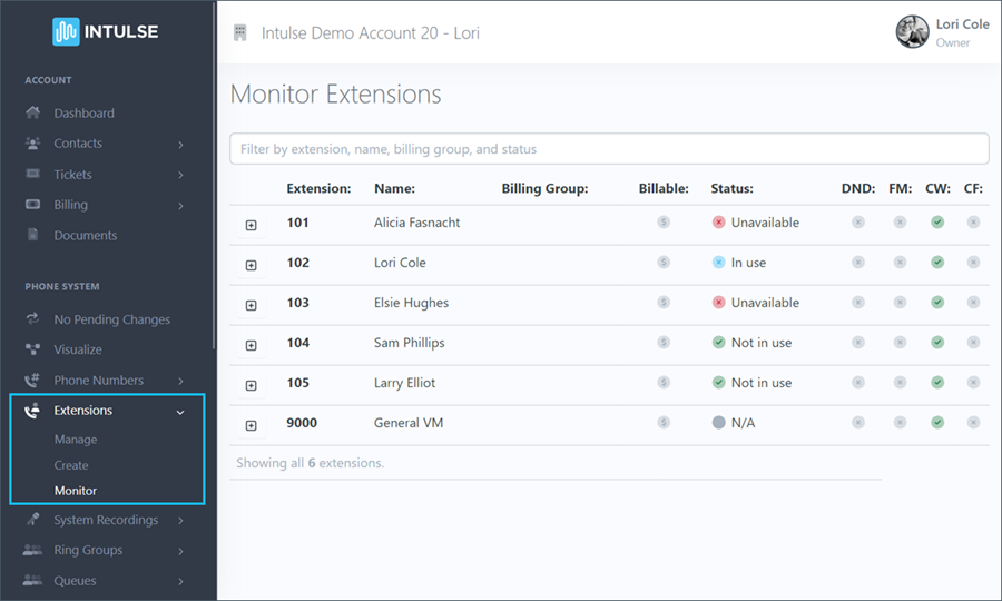 Monitor Extensions